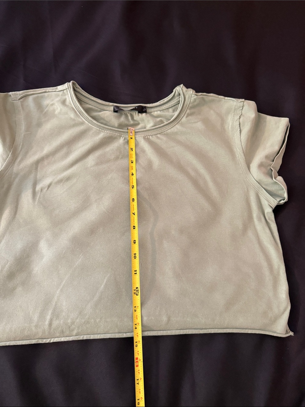 Women's Crew Neck Tops - Hot Pink & Sage Set of 2 - Size L - Picture 4 of 11